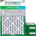 Filterbuy 22x28x4 Air Filter MERV 8 Essential Dust & Allergy Defense, by Filterbuy