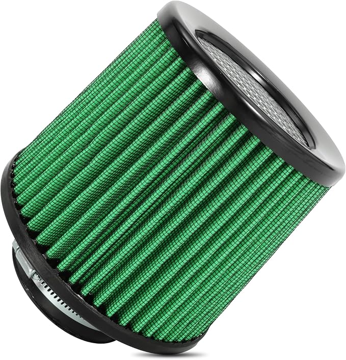 Cold Air Intake Filter High Performance Washable Filter Clamp-On Replacement by JIAYAN