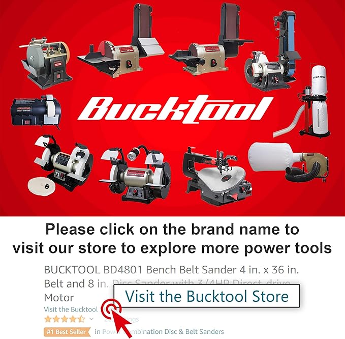 BUCKTOOL 1.2 HP Auto Start 750CFM Dust Collector - Image 8