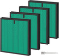 4 Pack HY4866 Air Purifier Replacement Filter Compatible by Cleangela