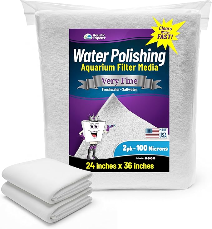 Aquatic Experts Aquarium Polishing Filter Pad, Water Polishing Pad by AquaticExperts