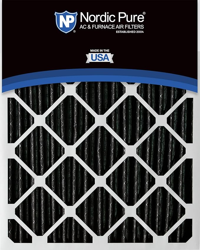 Nordic Pure 20x25x1 Furnace Air Filters MERV 12 Pleated Plus Carbon 2 Pack - Image 5