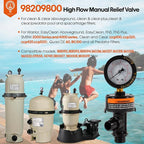 98209800 High Flow Manual Relief Valve/Air Relief Manual Valve Assembly - Image 2