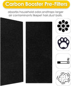 AER1 Filter 4 HEPA Filters + 8 Carbon Booster Filters Compatible - Image 5