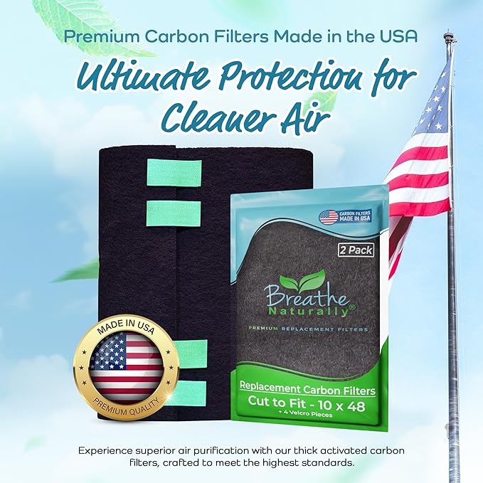 Breathe Naturally Universal Cut To Fit Carbon Activated Air Filter - Image 2