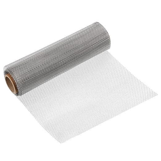 uxcell 10 Mesh 79" x 10" Woven Wire Mesh, 316 Stainless Steel Air Vent Filter by uxcell