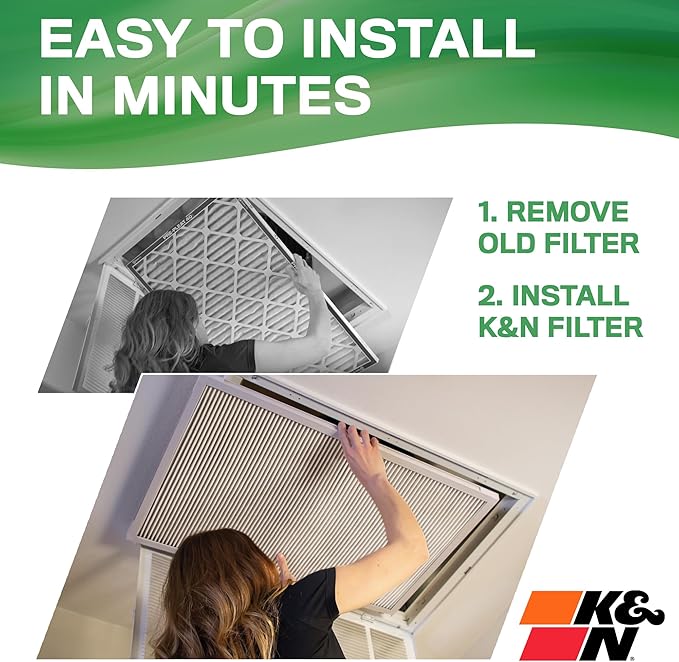 K&N 14X20X1 HVAC Furnace Air Filter, Lasts a Lifetime, Merv 13, the Last HVAC - Image 5