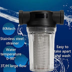 Generic 1" 80 Mesh Water Pump Strainer Filter - Image 5