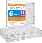 LotFancy 14x20x1 Air Filter MERV 11 6-Pack, Electrostatic Pleated AC Furnace - Image 9