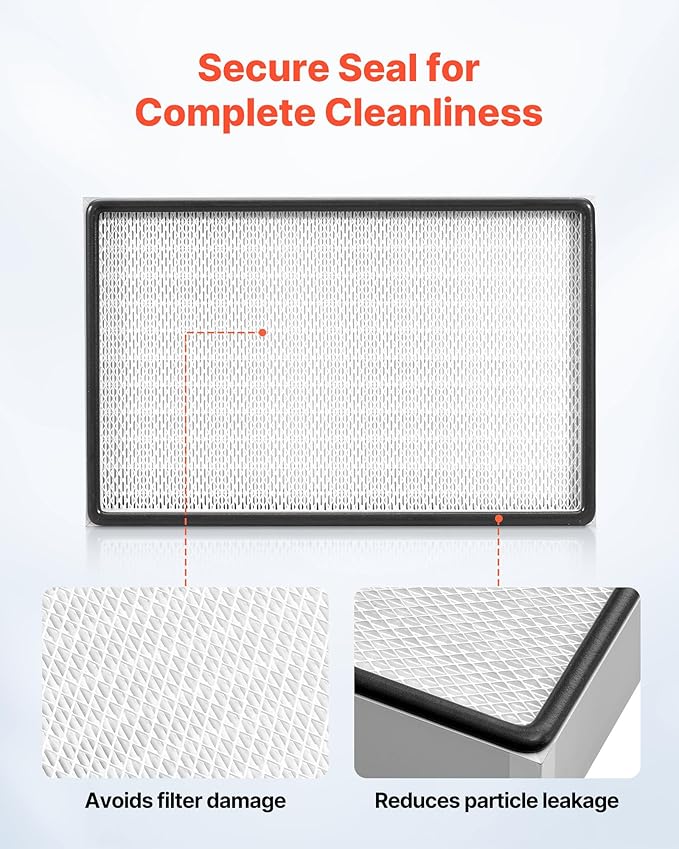 VEVOR Laminar Flow Hood Filter, 18.39 x 11.89 x 2.95 in, 1 Piece HEPA Filter - Image 5