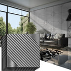 6 Pack Large Acoustical Wall Panels 23.6 x 23.6 Inches Acoustic Peel and Stick by Unknown