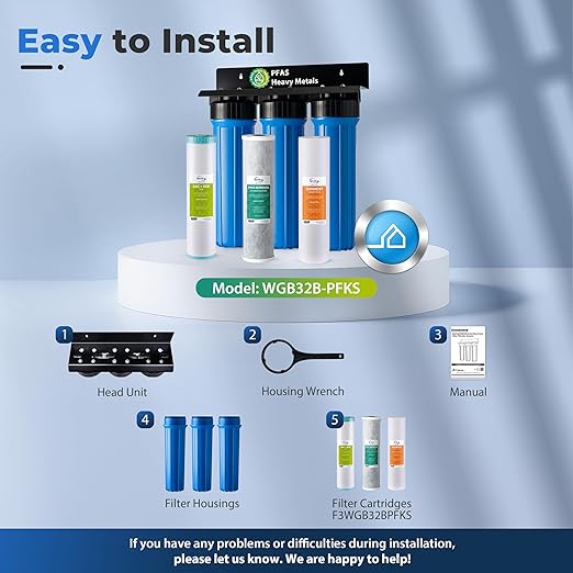 iSpring PFAS & Heavy Metals Whole House Water Filter System, SGS-Tested to - Image 6