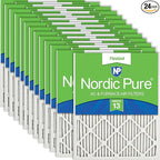 Nordic Pure 20x20x1 Pleated MERV 13 Air Filters 24 Pack by NordicPure