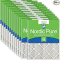 Nordic Pure 18x24x1 Pleated MERV 13 Air Filters 24 Pack by NordicPure