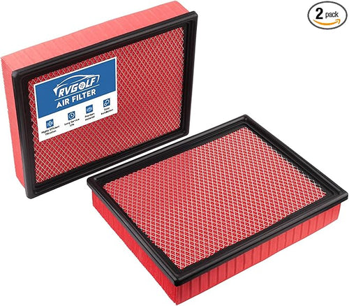 2PCS Engine Air Filter Fit for Silverado 1999-2019, Suburban 2000-2019 by RVgolf