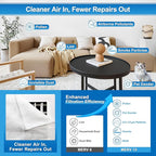 UCINNOVATE 2 Pack Air Vent Filters Kit, MERV 13 Electrostatic Filter Media Cut - Image 2