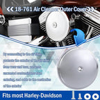 18-760 Air Cleaner Outer Cover for Billet Sucker and Big Sucker Stage, Chrome - Image 2