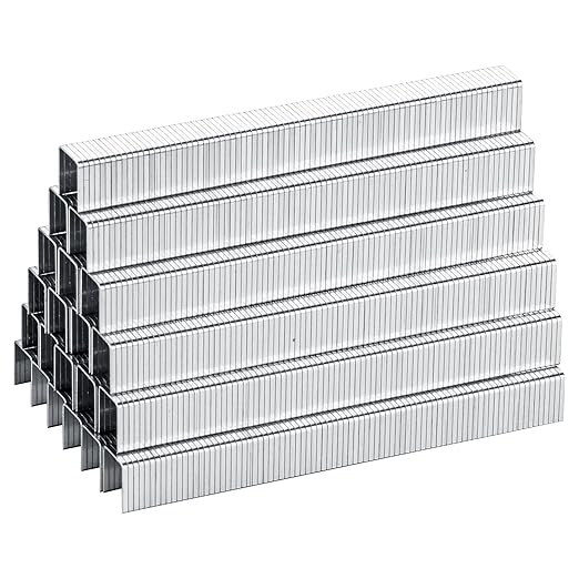 meite T-50 Staple Gun Staples, 1/2 Inch Heavy Duty Staples, Galvanized 20 Gauge by meite