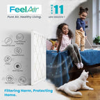 12x12x1 Air Filter – 6 Pack, MERV 11 Pleated HVAC & Furnace Filter, - Image 3