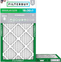 Filterbuy 18x30x1 Air Filter MERV 8 Essential Dust & Allergy Defense, by Filterbuy