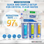 Max Water 5 Stage 100 GPD RO Standard Water Filtration System - Image 4