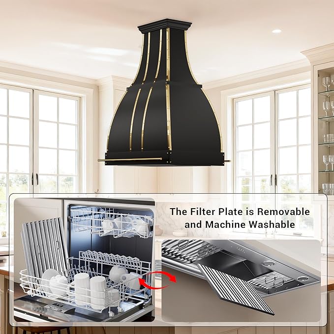 CHETTO C Stainless Steel Range Hood Cover - Image 4