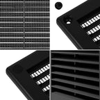 Repa Market 4 x 4 Inch Black Square Air Vent Cover - Image 7