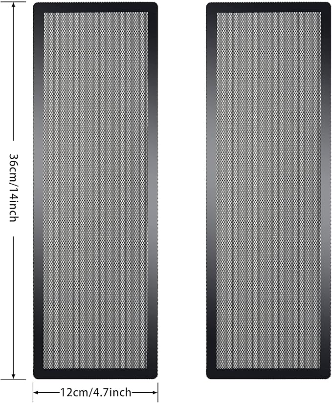 360x120mm PC Case Dust Mesh Filter, Magnetic Frame Computer Fan Dust Mesh PC - Image 2