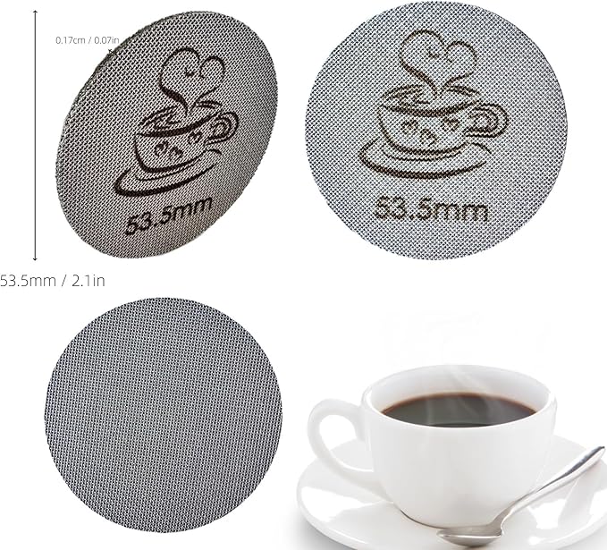 Espresso Puck Screen for 54mm Portafilter Basket, 1.7mm Thickness Made - Image 2