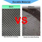 304 Stainless Steel Mesh Screen#30Mesh -Size:15.7"x47.2", - Image 4