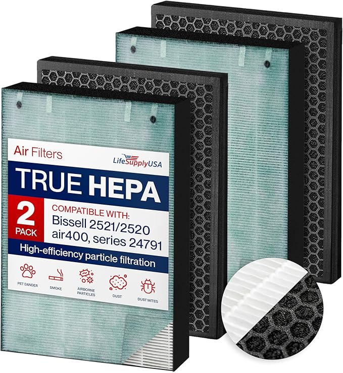2521/2520 Filter Replacement Compatible by LifeSupplyUSA