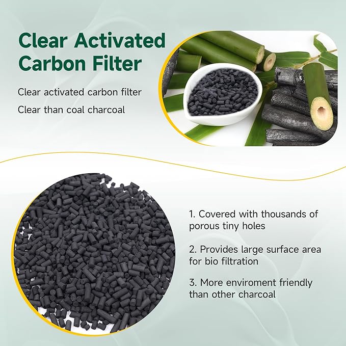 4 Packs 210g Odor Absorbing Activated Carbon Filter Refills - Image 4