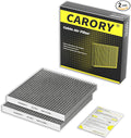 2 Pack Cabin Air Filter w/Activated Carbon by Carory