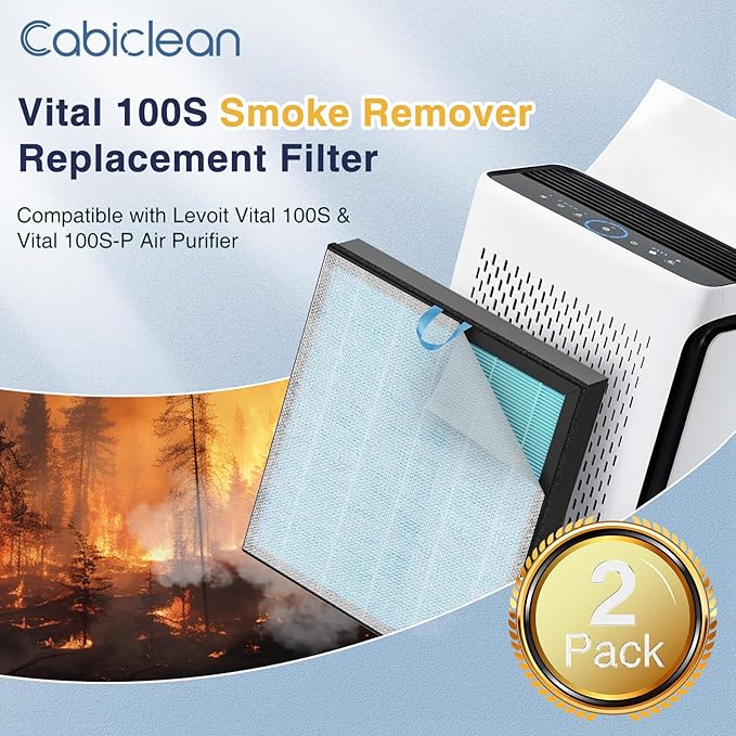 Vital 100S-P Smoke Remover Replacement Filter Compatible - Image 2