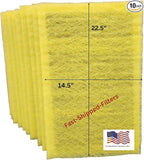 Fast-Shipped-Filters 10 Pack 16x25 Replacement Filter Pads Designed to Fit by Unknown