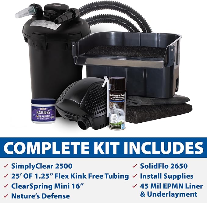 The Pond Guy AllClear Ecosystem Kit – Complete DIY Fishpond - Image 2
