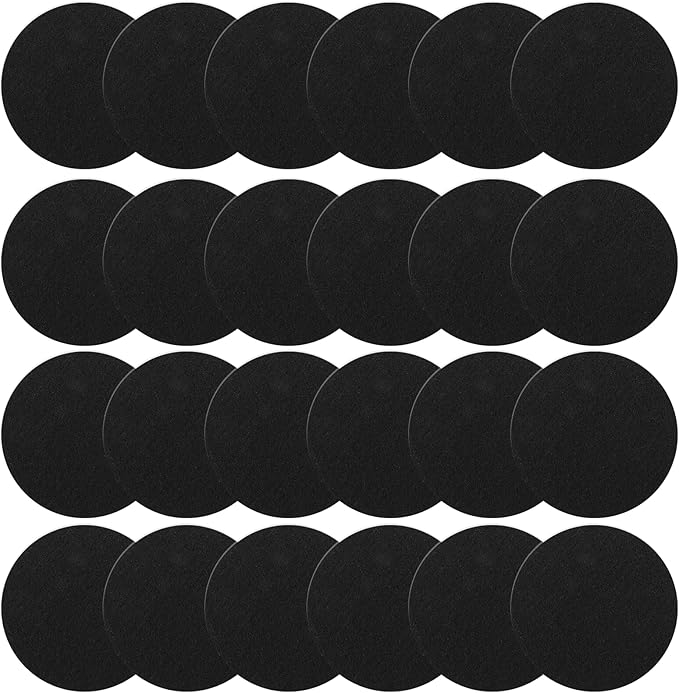 24 Pack Compost Bin Filter, 6.7 Inch Charcoal Filters by Unknown