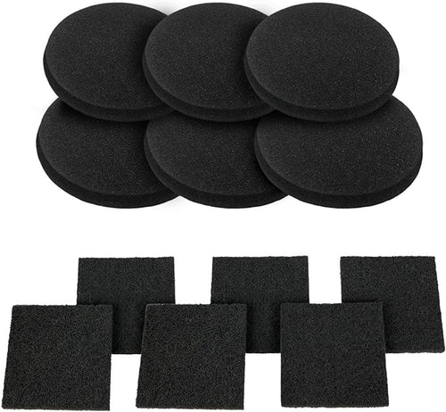 12 Pieces Counter Top Activated Carbon Compost Bin Filters by BRENSTEN