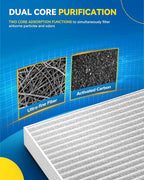 PHILTOP Cabin Air Filter w/Activated Carbon, Compatible - Image 7