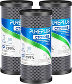 PUREPLUS Coconut Shell Water Filter Cartridge | Activated Carbon Block CTO | by PUREPLUS