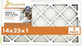 Proairtek AF14251M08SWH Model 14x25x1 Pack of 2 Air Filters, MERV 8; Ideal by Unknown