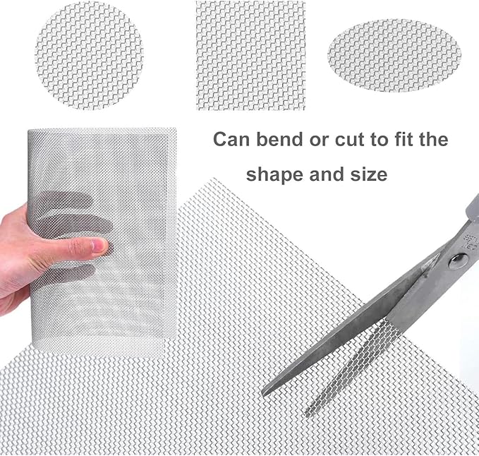 Stainless Steel Filter Mesh 30 Mesh Screen, 304 Woven Wire Cloth Roll - Image 6