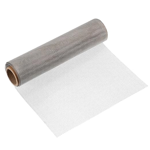 uxcell 14 Mesh 39" x 10" Woven Wire Mesh, 316 Stainless Steel Air Vent Filter by uxcell