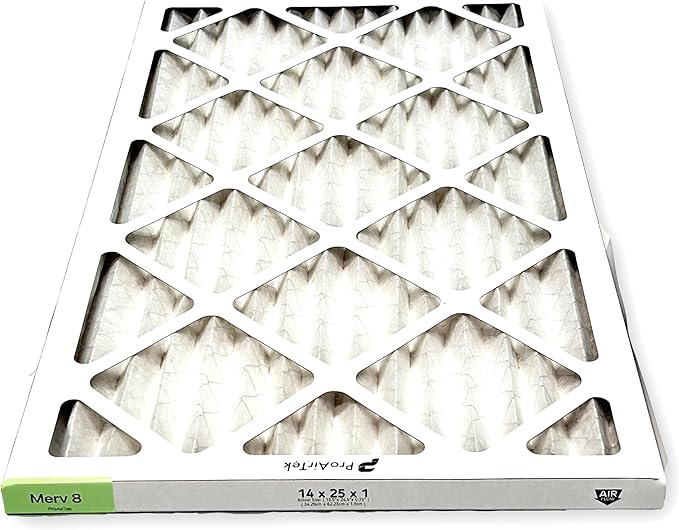 Proairtek AF14251M08SWH Model 14x25x1 Air Filter, MERV 8; Ideal - Image 3
