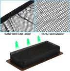 12 Pack Floor Register Cover Trap 4 X 12 Inch Vent Screen Net Black Air Vent - Image 4