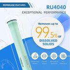 BW-ULP4040 Industrial RO Membrane, 150psi Commercial Industrial Reverse Osmosis - Image 2