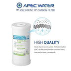 APEC Water Systems CB1-CAB10-BB Whole House Carbon Water Filter - Image 3