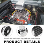 Air Intake Filter, 23MM High Flow Air Filter Cold Breather Turbo Vent Cleaner - Image 5