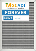 14x20x1 HVAC Furnace Air Filter, Lasts a Lifetime, the Last HVAC Filter You by MGCADI