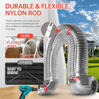 Dryer Vent Cleaner Kit, Upgrade Noiseless Dryer Lint Vacuum Attachment - Image 2